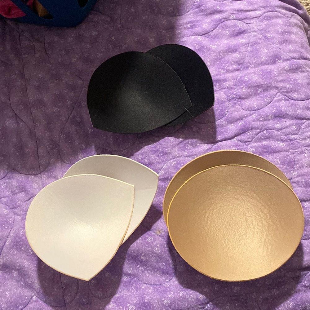 3 pairs of bra pads